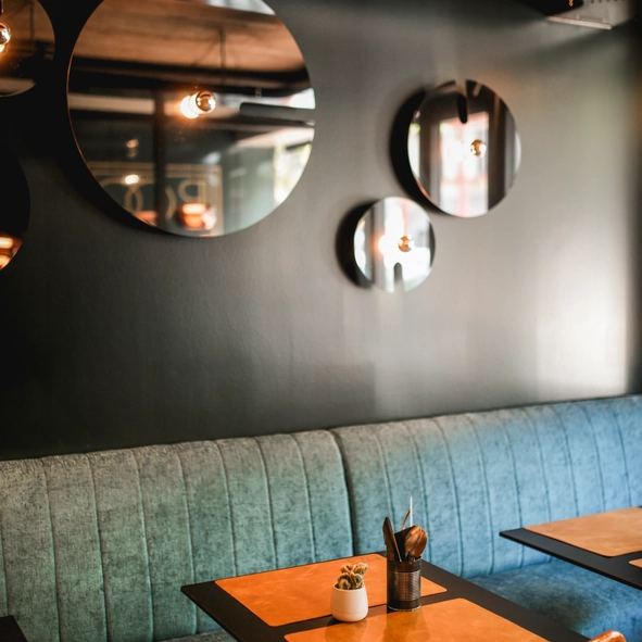 Interieurinrichting restaurant Knokke